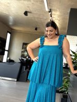 MIDI FLARED DRESS - Image 9