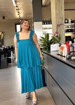 MIDI FLARED DRESS - Image 10