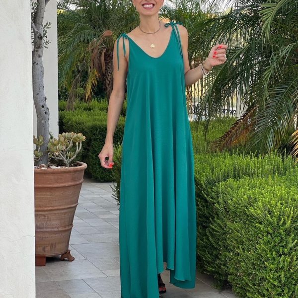 MAXI DRESS TIE STRAPS