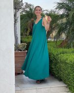 MAXI DRESS TIE STRAPS - Image 3