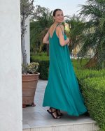 MAXI DRESS TIE STRAPS - Image 5