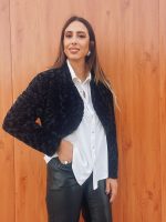 CROPPED FAUX FUR JACKET - Image 3