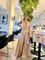 JUMPSUIT WITH MAXI CAPE