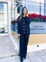 KNITTED TROUSER EMBOSSED