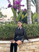 SHORT WRAP SIDE TIE SKIRT - Image 2