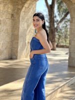 JUMPSUIT JEAN STRAPLESS - Image 3