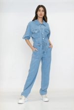 JUMPSUIT JEAN SHORT SLEEVE - Image 4