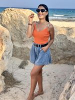 SHORT JEAN WIDE LEG
