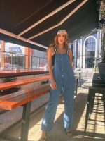 JEAN JUMPSUIT WITH STRAPS - Image 6