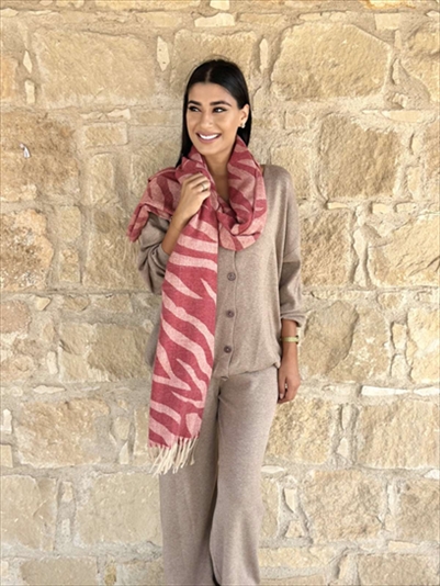 SCARF ZEBRA PRINT
