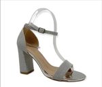 BLOCK HEEL SANDALS GLITER - Image 4