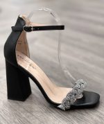 TWISTED RHINESTONES SANDAL - Image 4