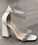 TWISTED RHINESTONES SANDAL - Image 2