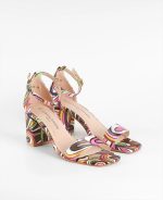 MULTICOLOR SANDAL LOW HEEL - Image 3