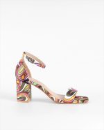 MULTICOLOR SANDAL LOW HEEL - Image 4