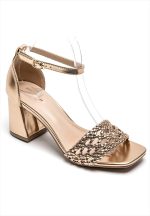 SANDAL MID BLOCK HEEL
