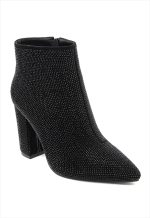 HEELED ANKLE BOOT RHINESTONES - Image 3
