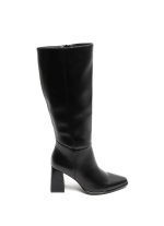 HEELED KNEE BOOT