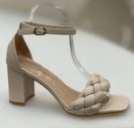BRAIDED MID HEEL SANDAL - Image 3