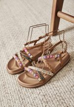 FLAT SANDALS WITH STRAPS - Image 9