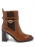 HEELED ANKLE BOOT ELASTIC GORE