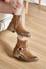 ANKLE BOOT LOW HEEL