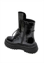 CHUNKY PATENT ANKLE BOOT - Image 3