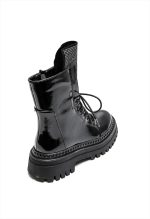 CHUNKY PATENT ANKLE BOOT - Image 5