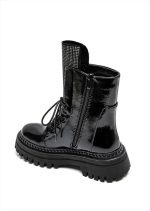 CHUNKY PATENT ANKLE BOOT - Image 6