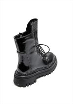 CHUNKY PATENT ANKLE BOOT - Image 7