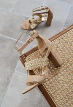 HIGH HEEL SUEDE SANDAL - Image 3