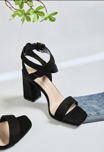 HIGH BLOCK HEEL SANDAL - Image 4