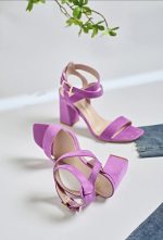 HIGH BLOCK HEEL SANDAL - Image 9