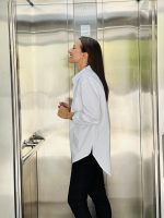 COTTON SHIRT OVERSIZED - Image 6