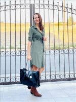 SHIRT DRESS WITH POCKET - Image 2