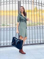 SHIRT DRESS WITH POCKET - Image 3