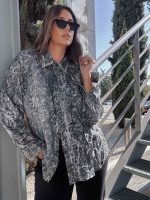 SHIRT PRINTED RUFFLES
