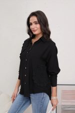 SHIRT CROCHET FLOWER - Image 2