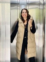 HOODIE DOWN JACKET VEST LONG - Image 5