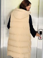 HOODIE DOWN JACKET VEST LONG - Image 7