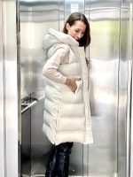 HOODIE DOWN JACKET VEST LONG - Image 11