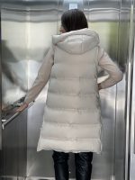 HOODIE DOWN JACKET VEST LONG - Image 12