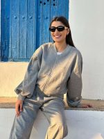SWEATSHIRT ZIPPER RHINESTONES