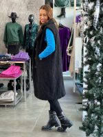 KNITTED JACKET SLEEVELESS - Image 4