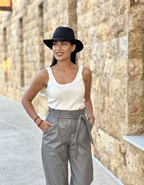 TOP STRAPS SEQUIN