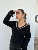 CROPPED KNITTED SWEATER - Image 4