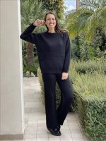 KNITTED SWEATER RIBBED