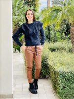 KNITTED SWEATER CUTWORK RUFFLES - Image 2