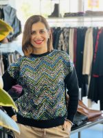 KNITTED SWEATER SEQUIN - Image 2