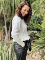 KNITTED TOP RUFFLED FRONT - Image 3